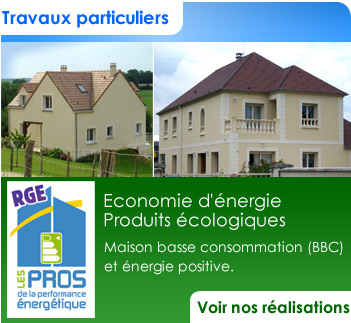 Construction pavillon Sens, Yonne, rénovation maison